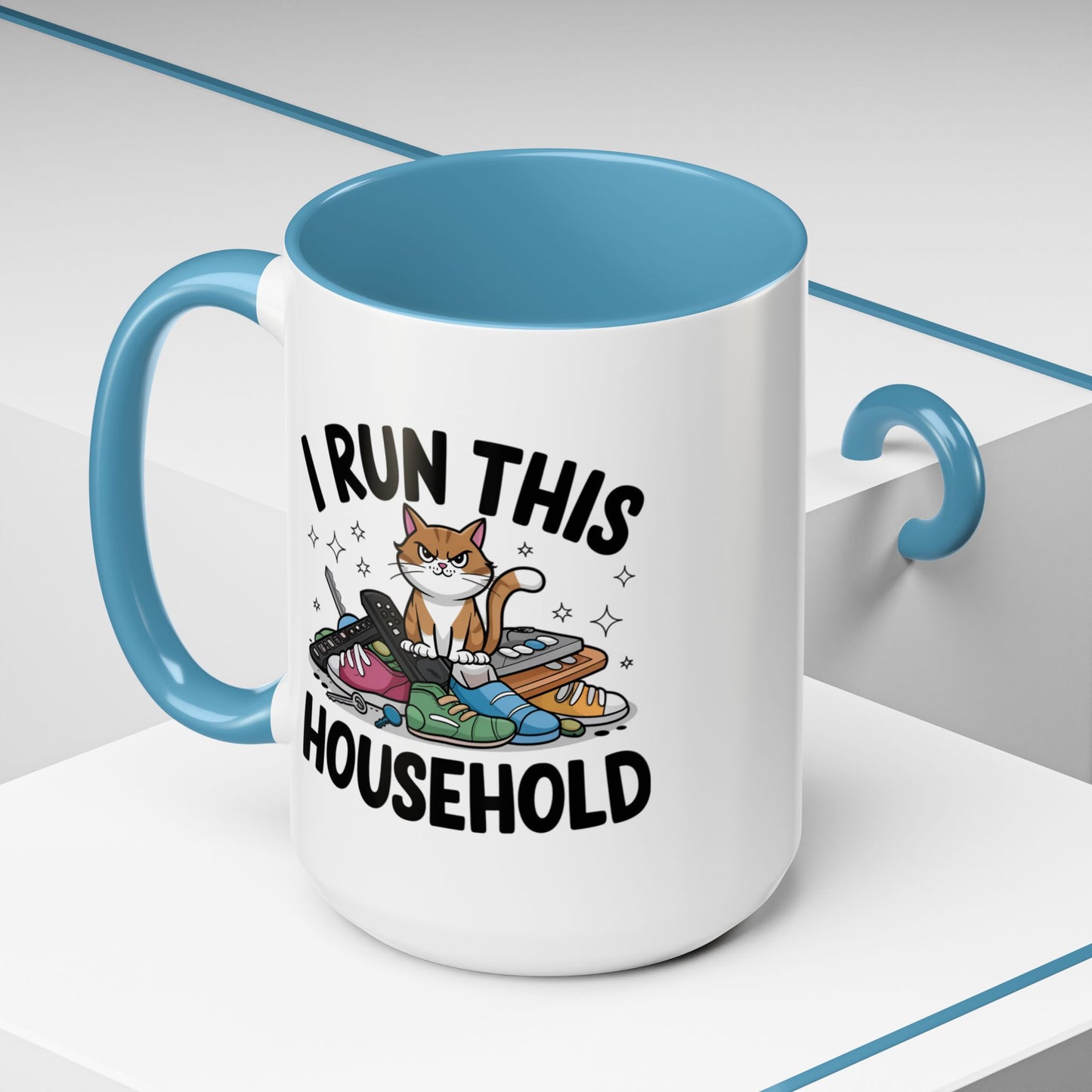 Animal Mug - I Run This Household
