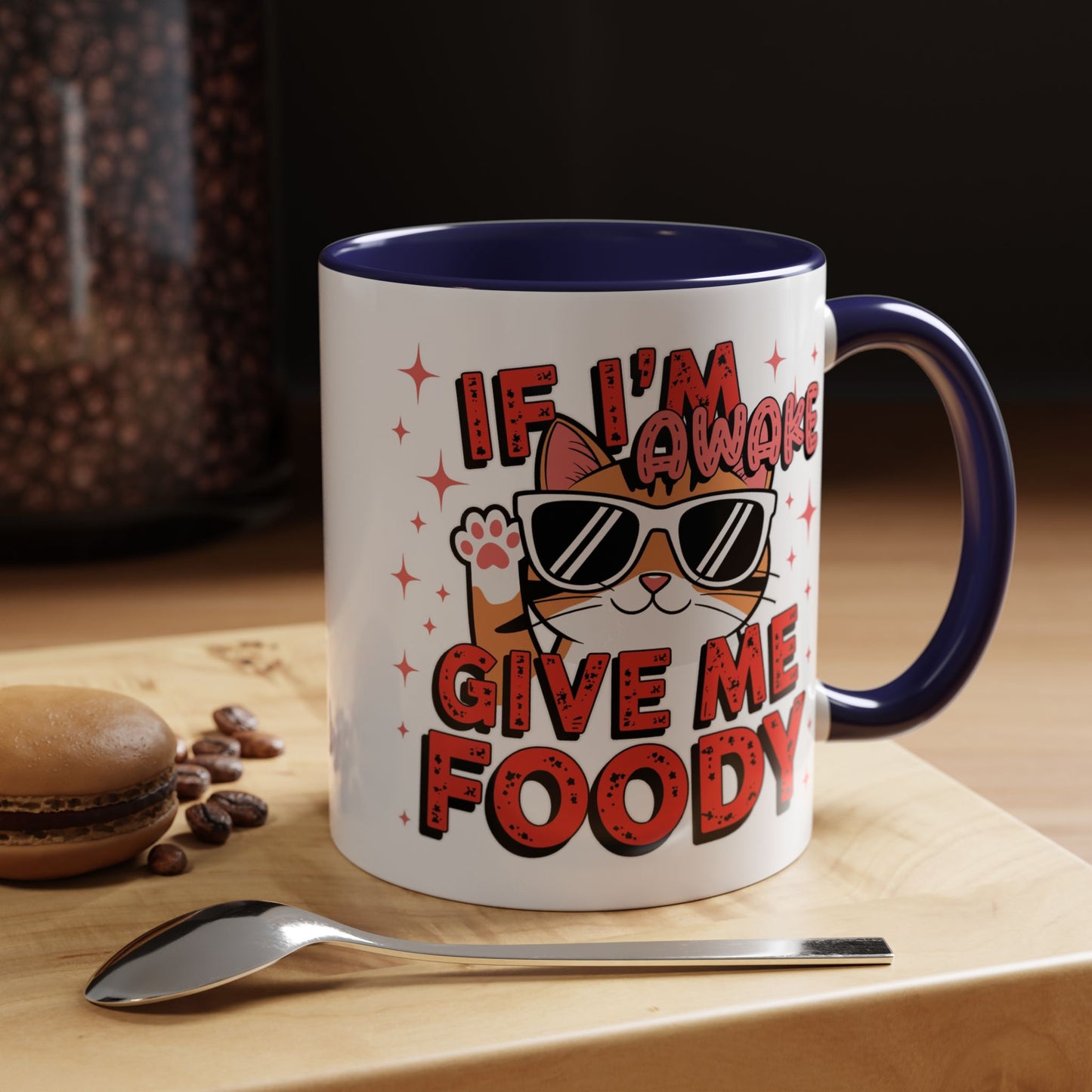 Animal Mug - If I'm Awake Give Me Foody