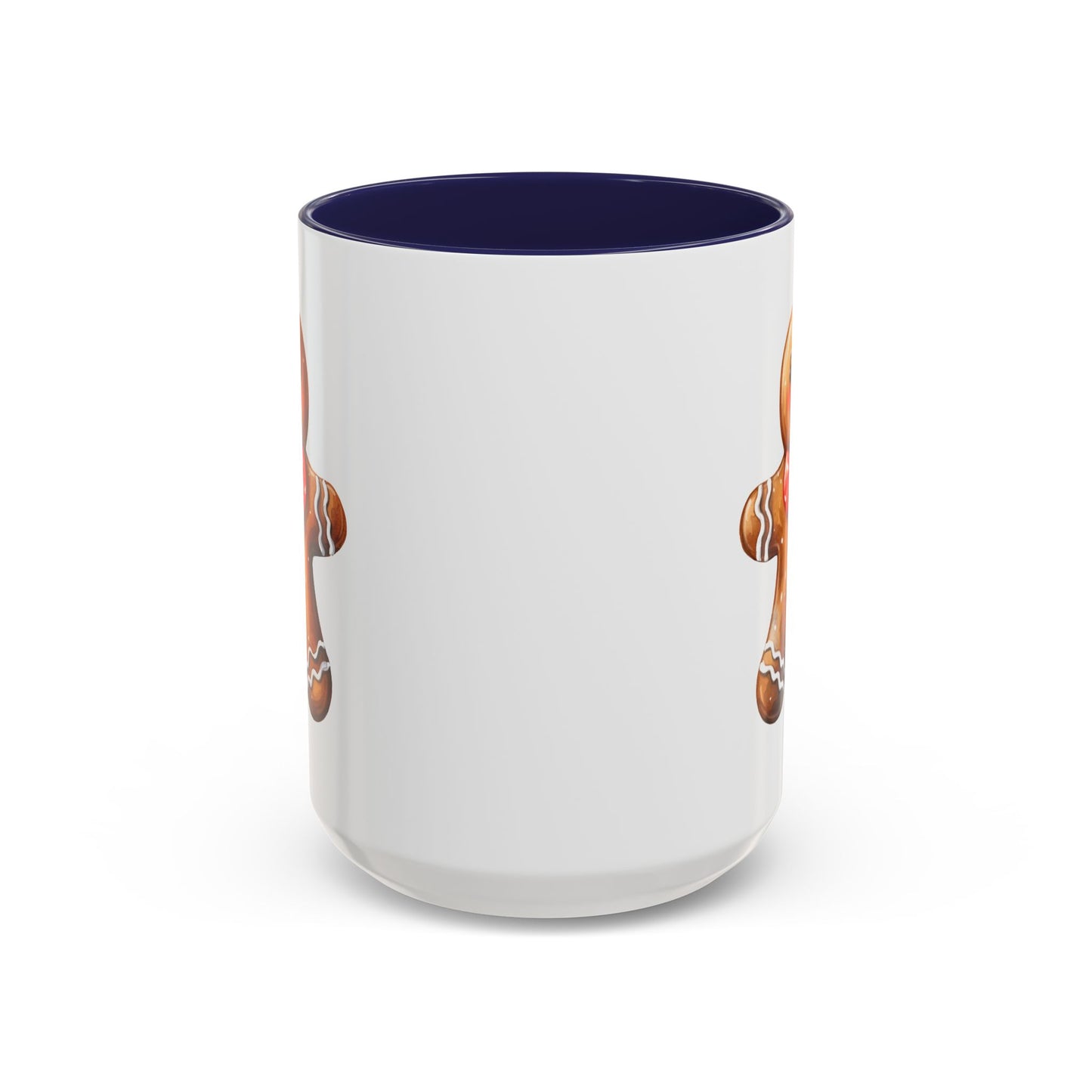 Christmas Mug - Gingerbread Man Red Bow