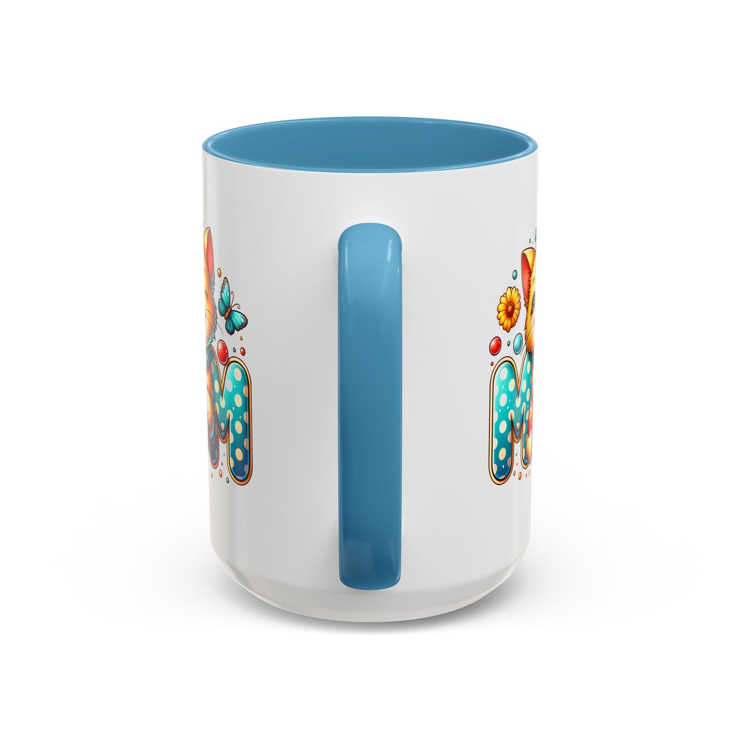 Mother's Day Mug - Mom Cat Red Heart