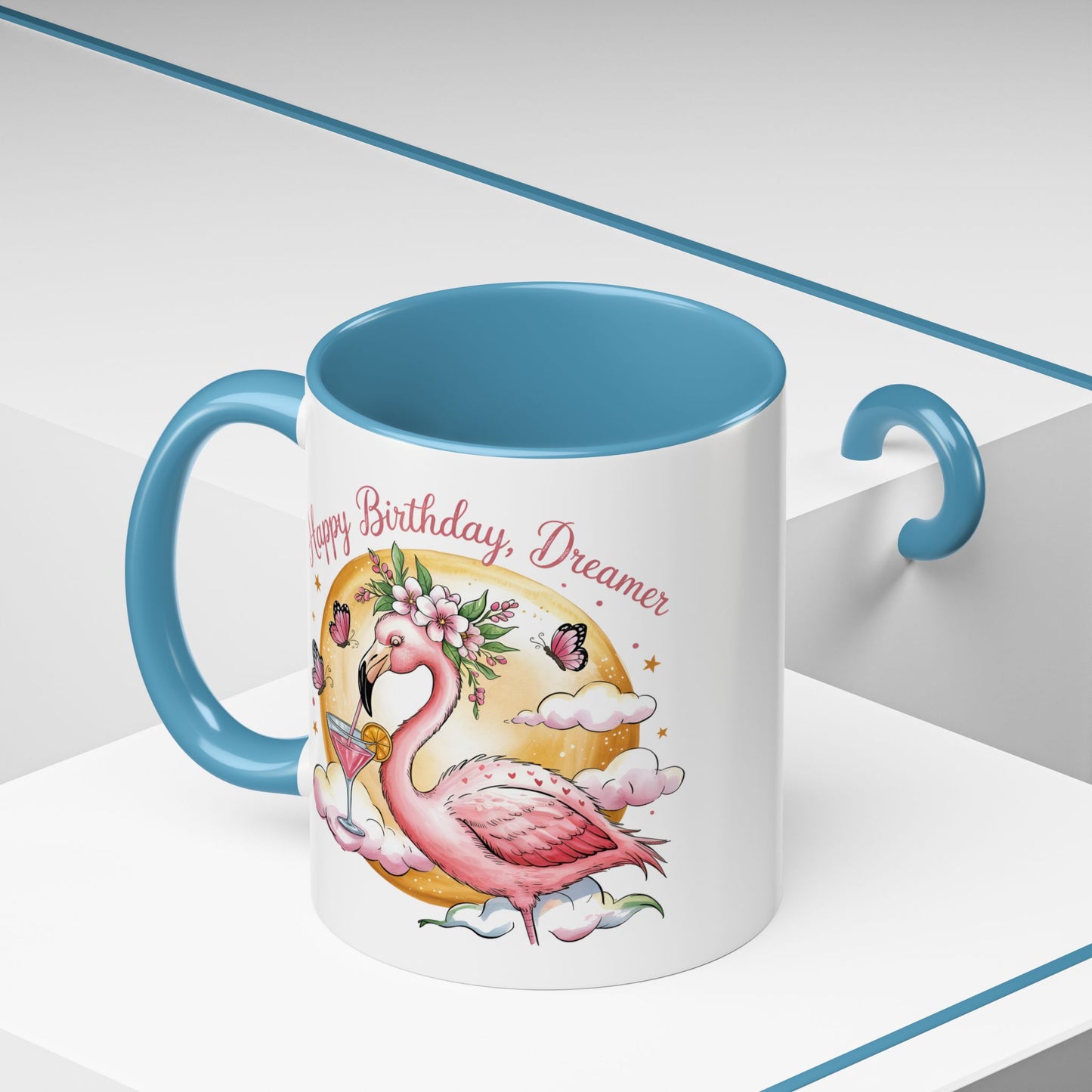 Birthday Mug - Pink Flamingo
