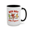 Humor Mug - Red Hot Silly Peppers