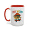 Humor Mug - Stay Weird Mushroom Skateboard