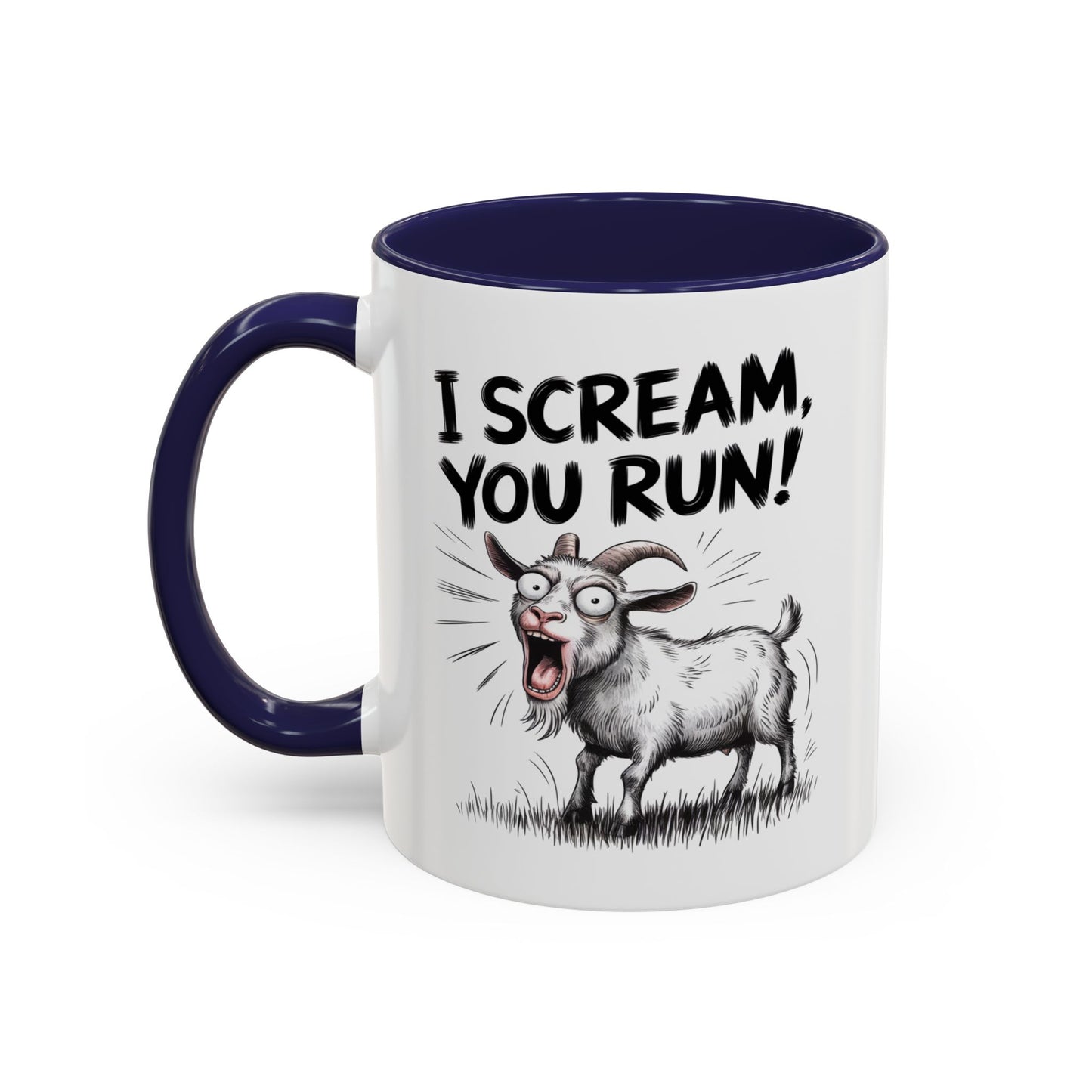 Humor Mug - I Scream, You Run