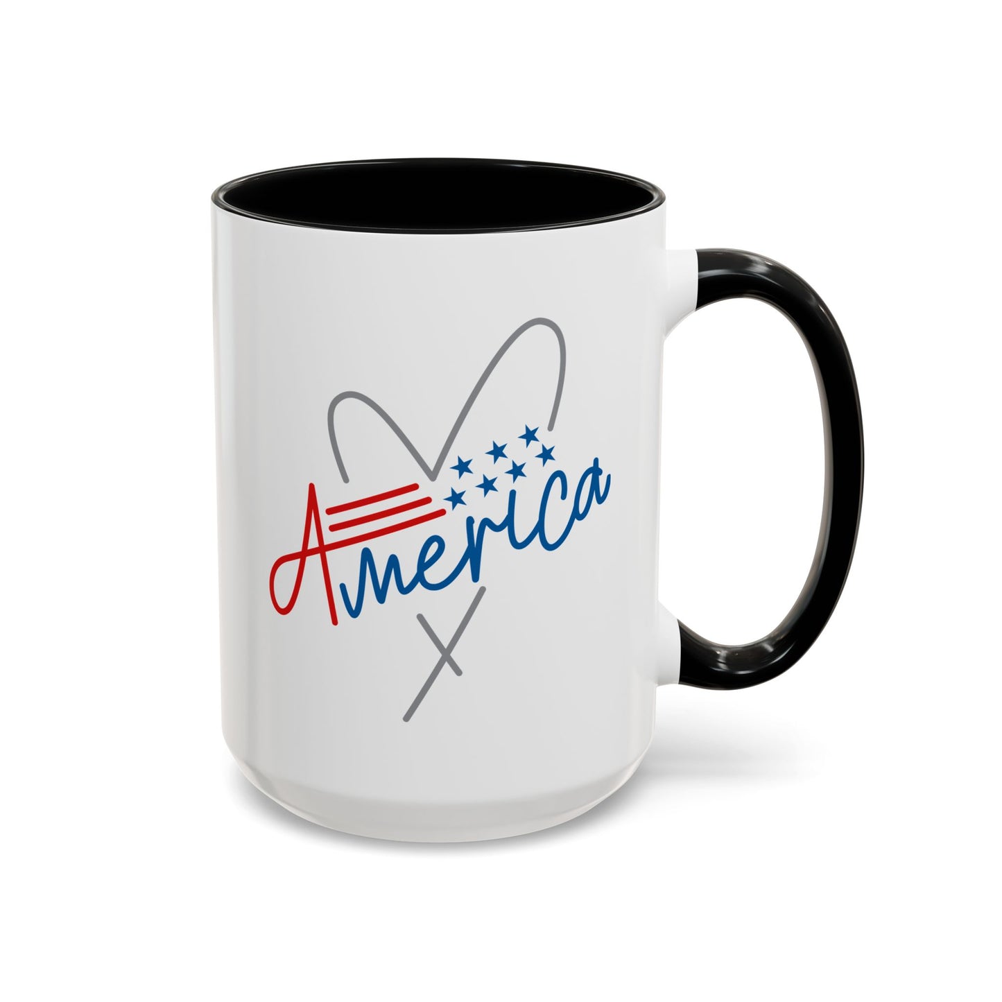 4th of July Mug - America Heart