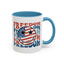 4th of July Mug - Freedom Smiley Face