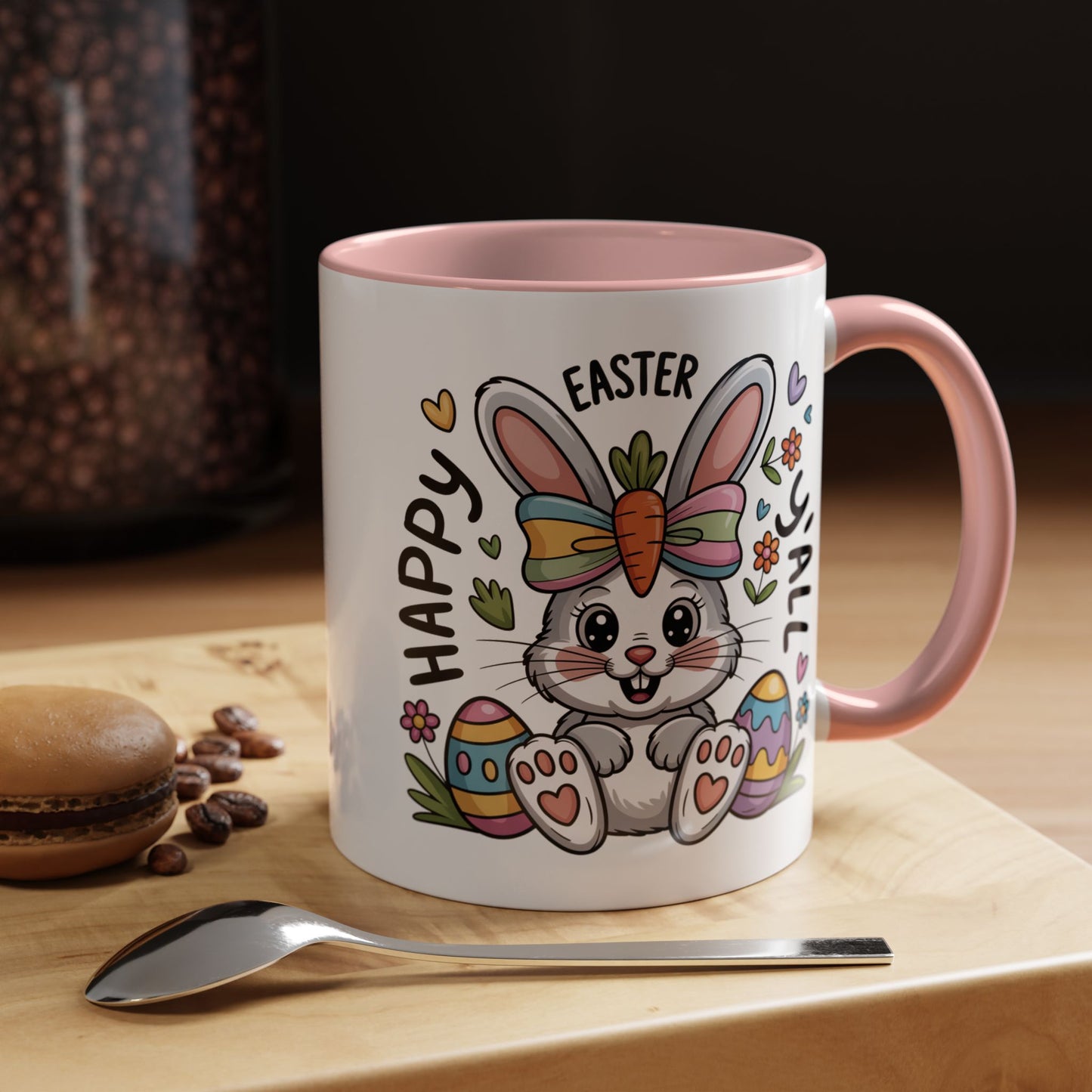 Easter Mug - Happy Easter Y'all Bunny