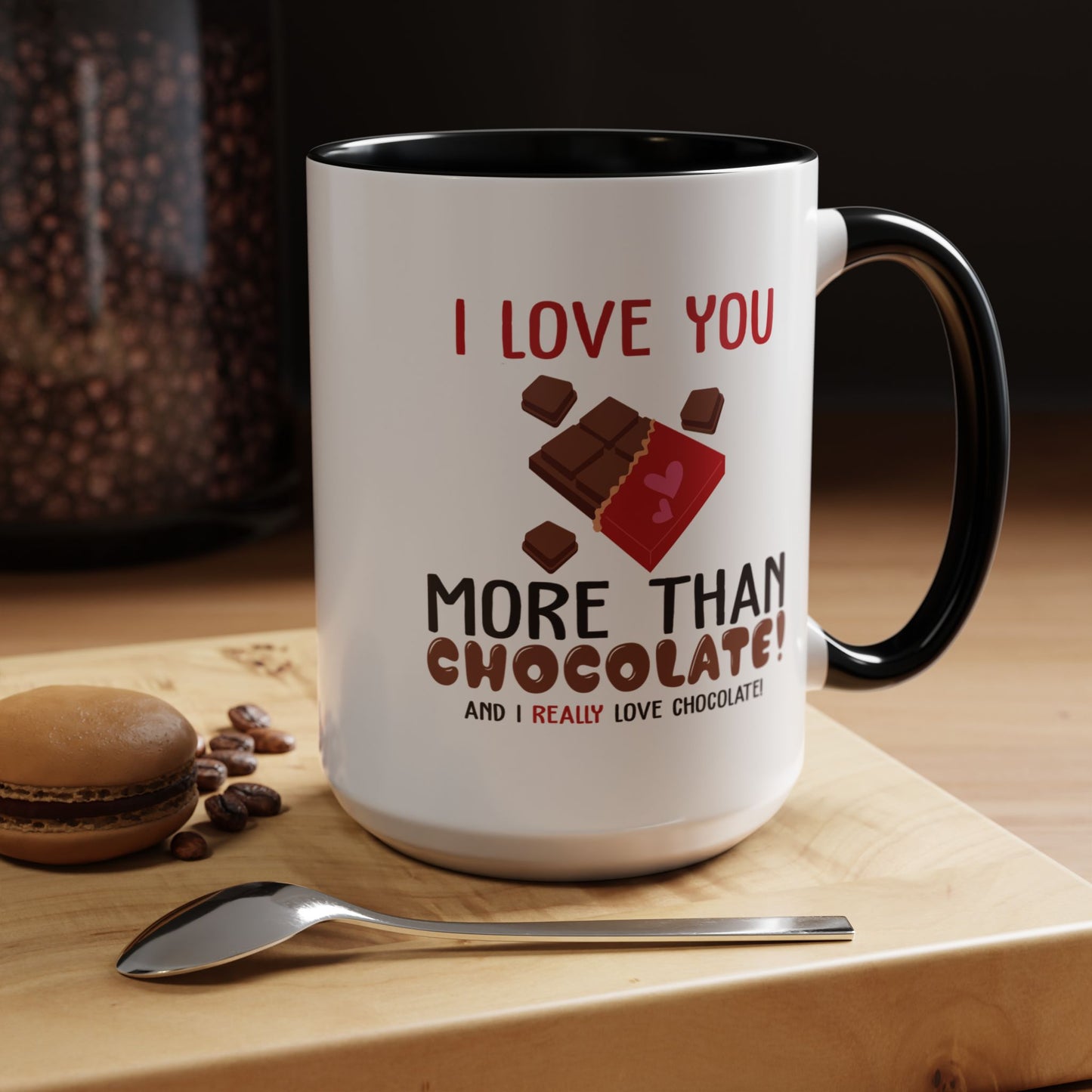 Anniversary Mug - I Love You More Than Chocolate