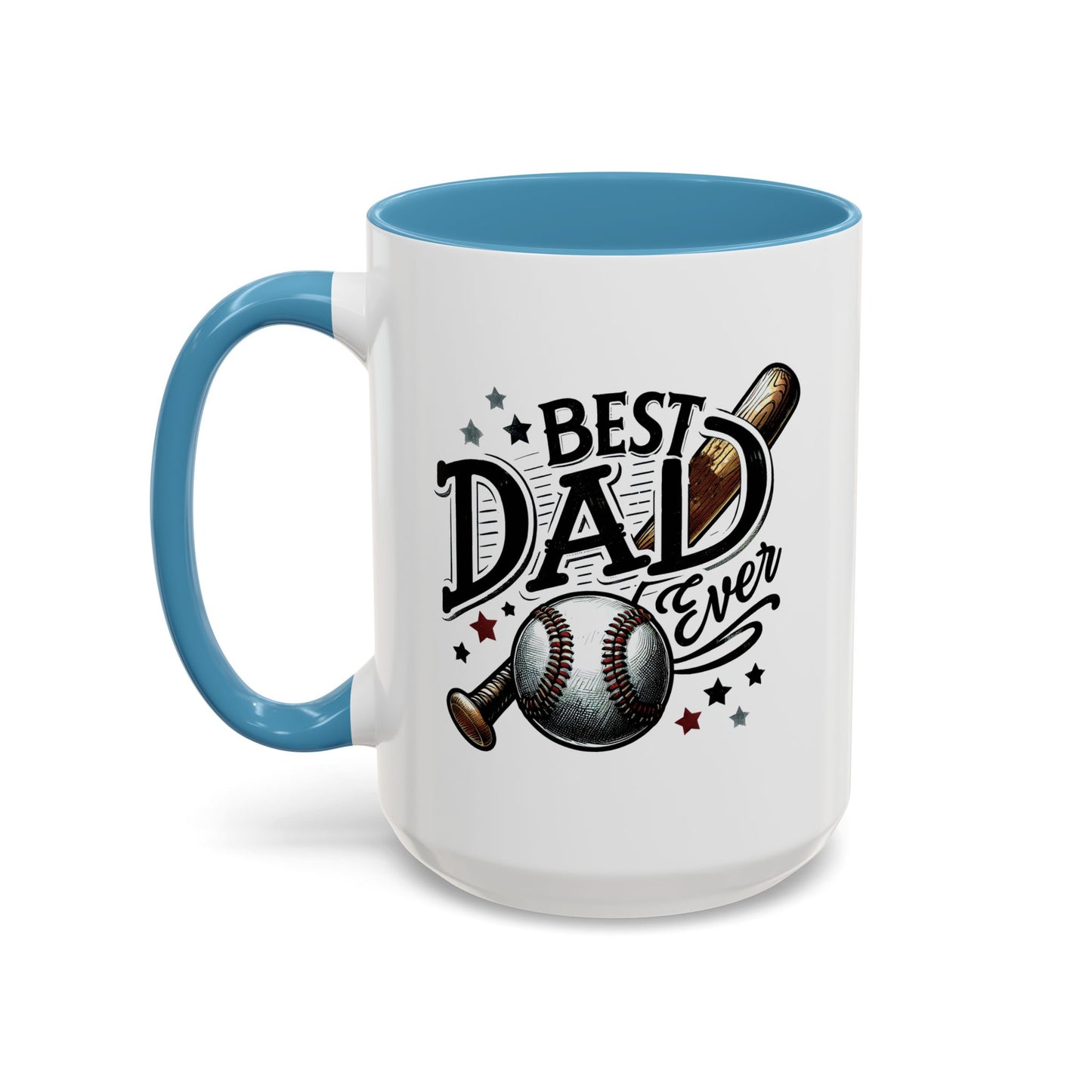 Father's Day Mug - Best Dad Ever Baseball