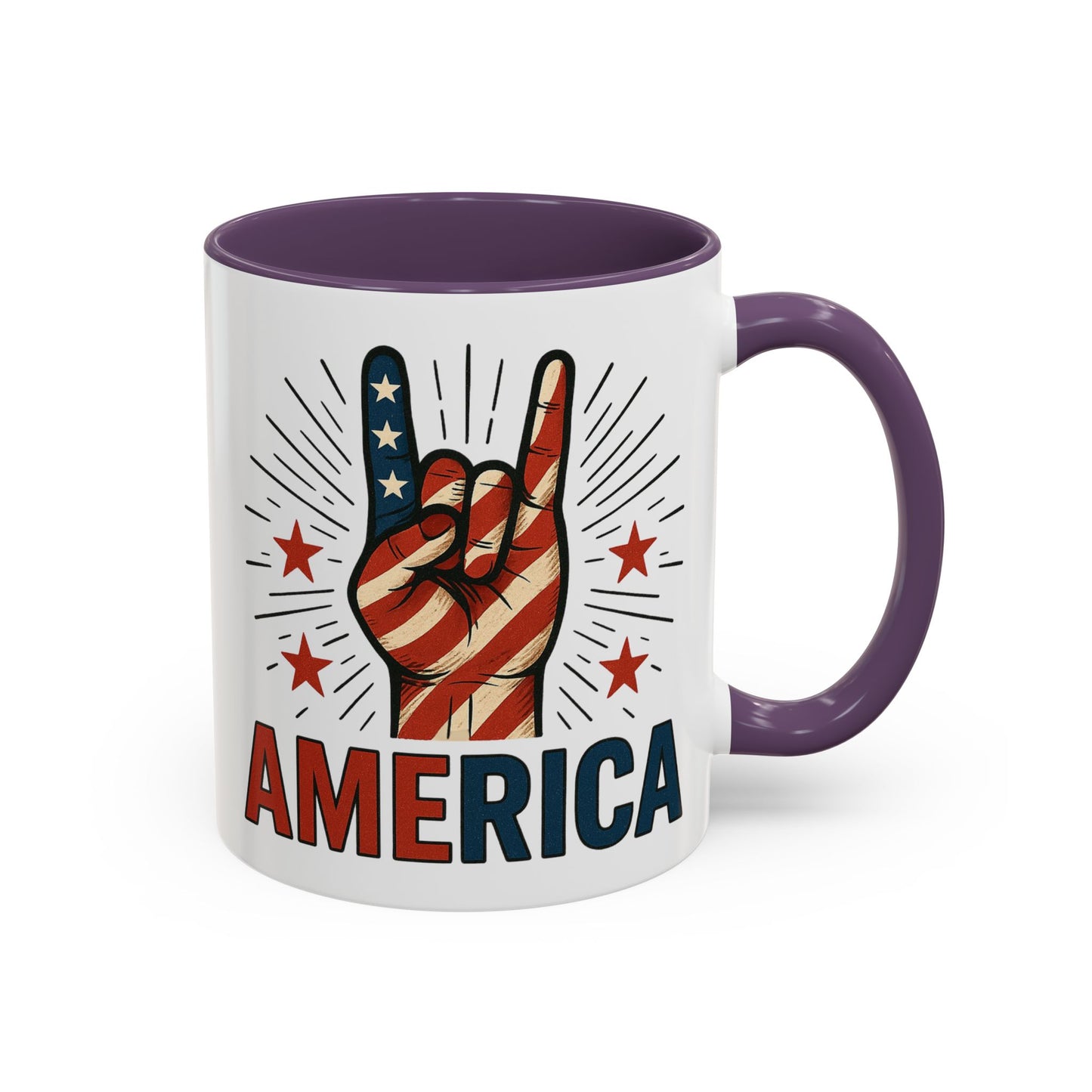 4th of July Mug - America Rock On