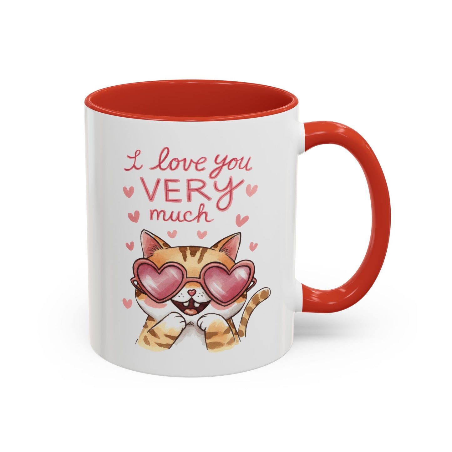 Valentine's Day Mug - I Love You Cat
