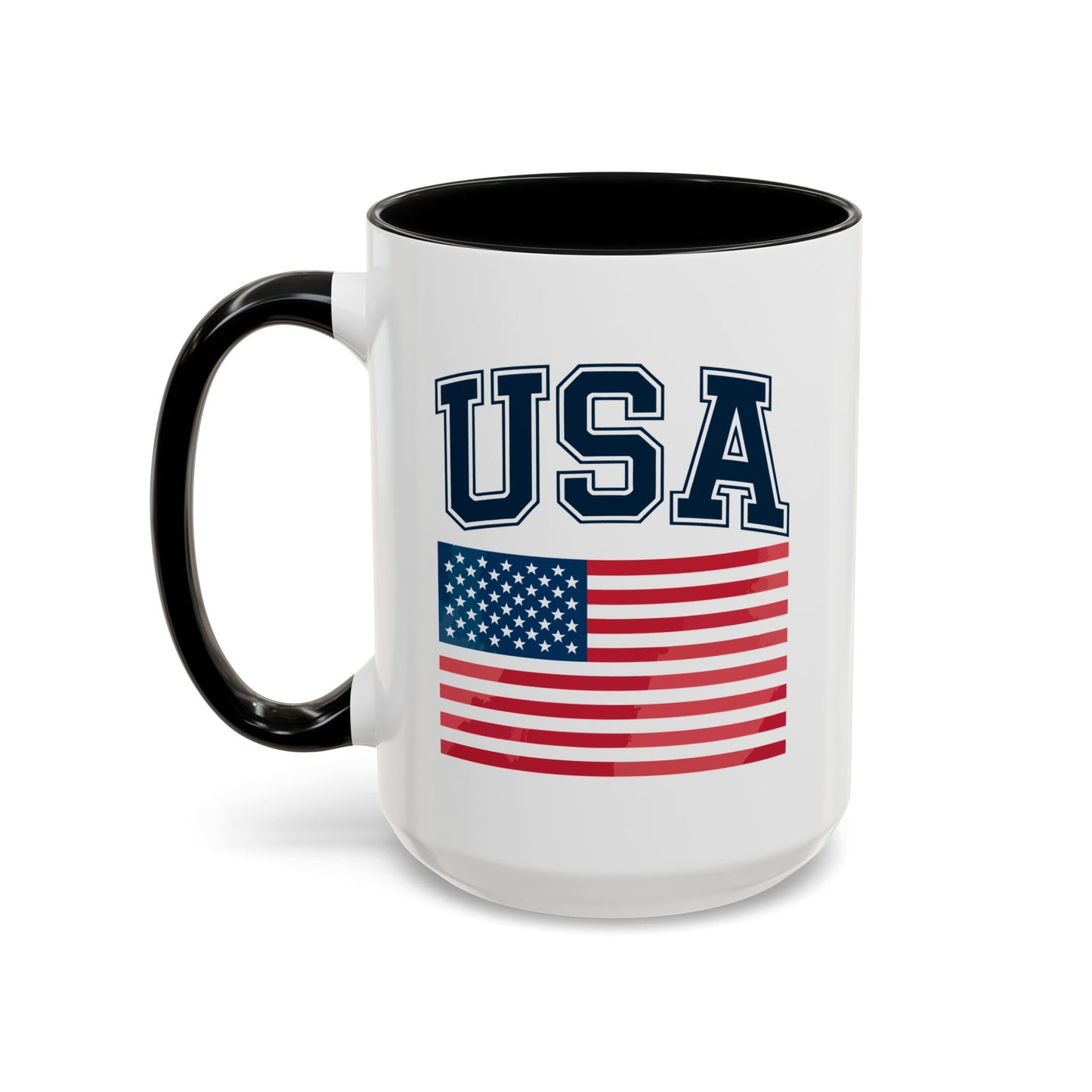 4th of July Mug - USA & Flag