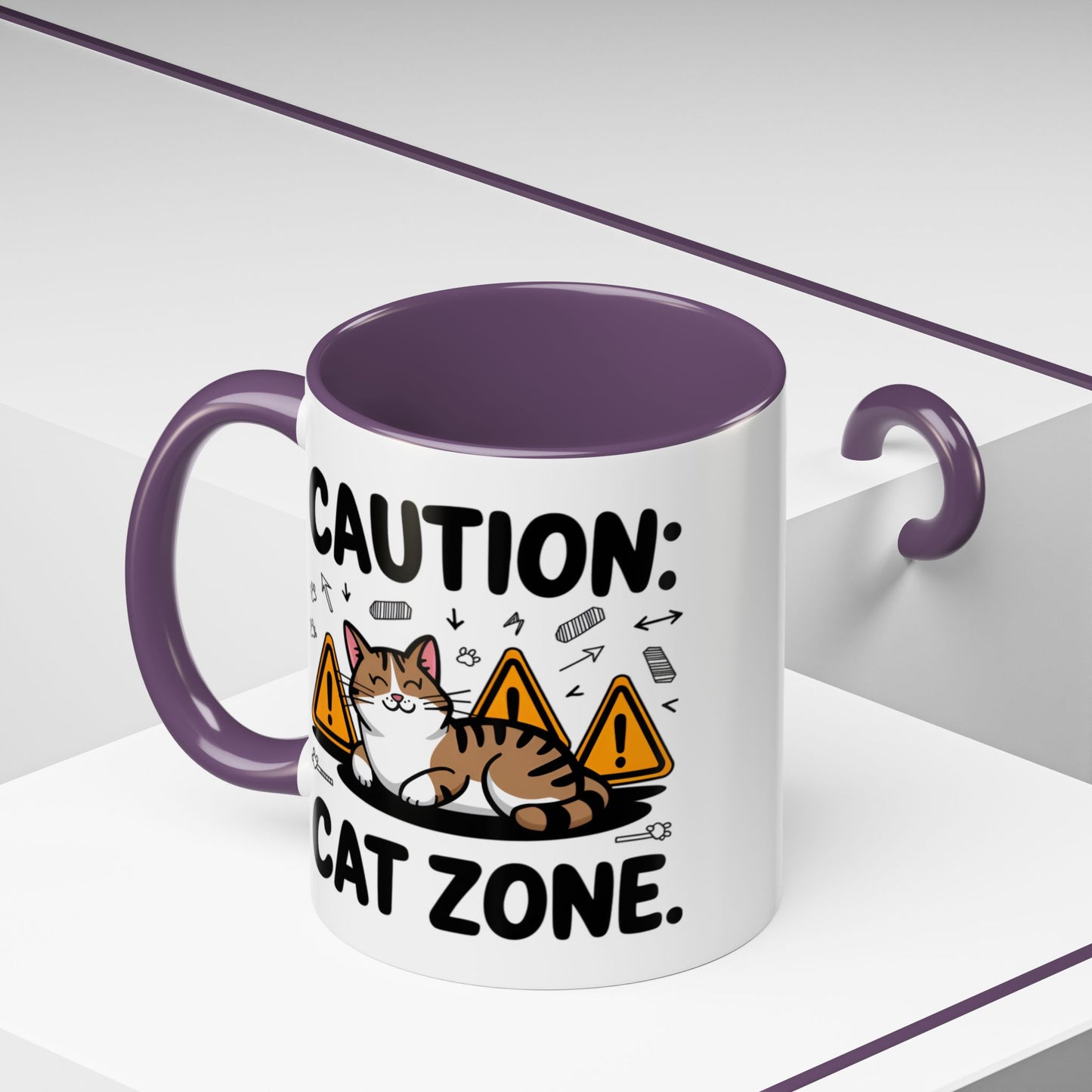 Animal Mug - Caution: Cat Zone