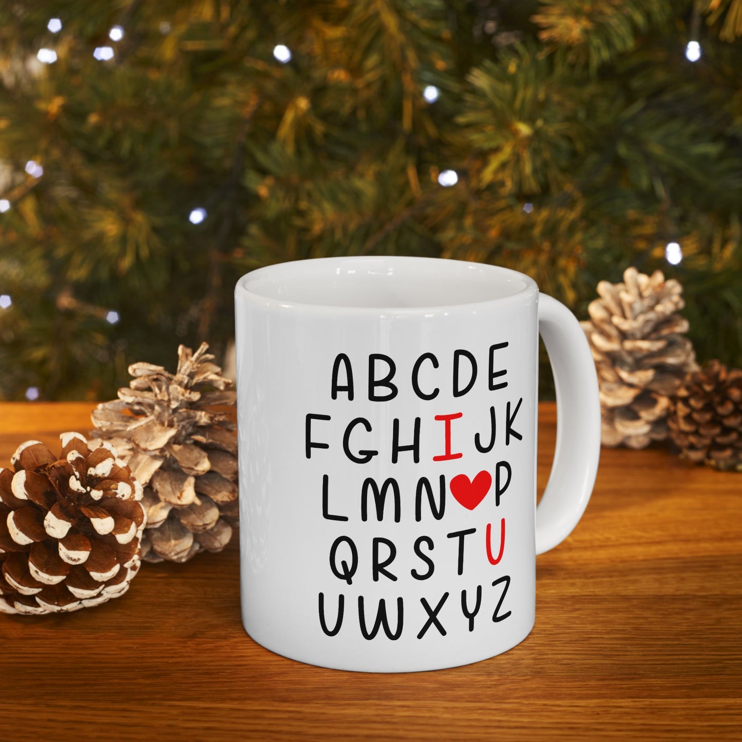 Valentine's Day Mug - I Love You Alphabet