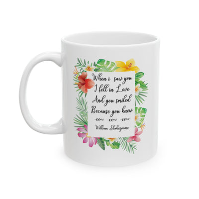 Valentine's Day Mug - When I Saw You