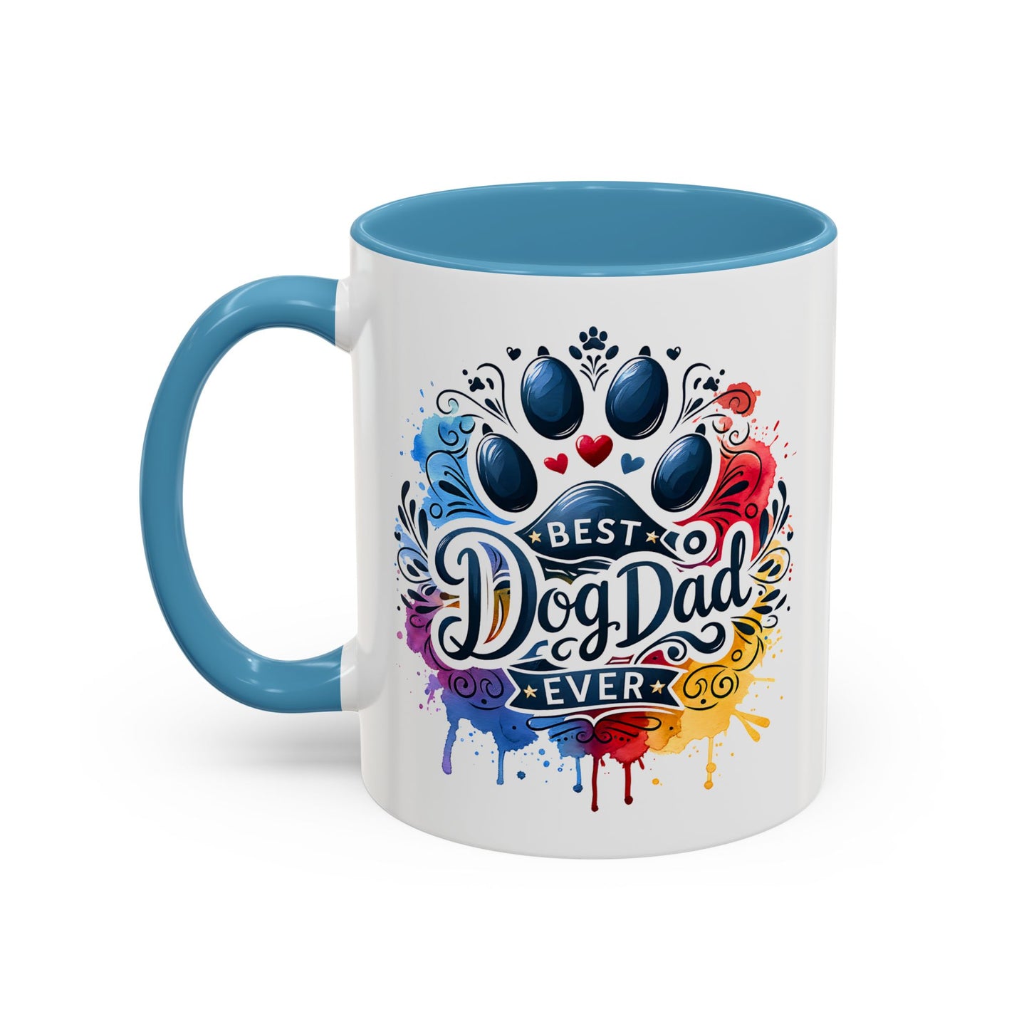 Animal Mug - Best Dog Dad Ever Paw