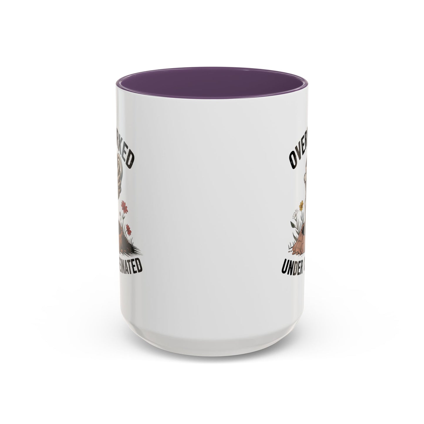 Humor Mug - Overworked and Under Caffeinated