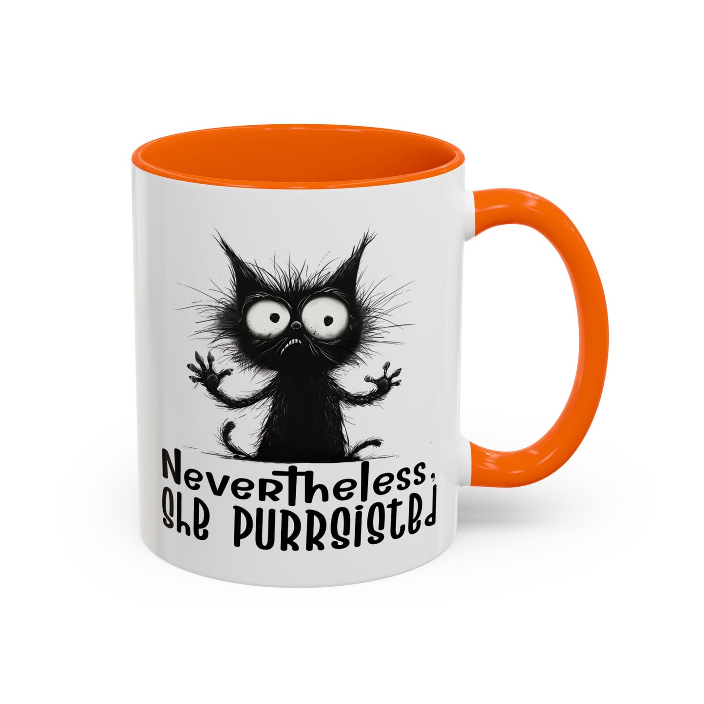 Animal Mug - Nevertheless, She Purrsisted