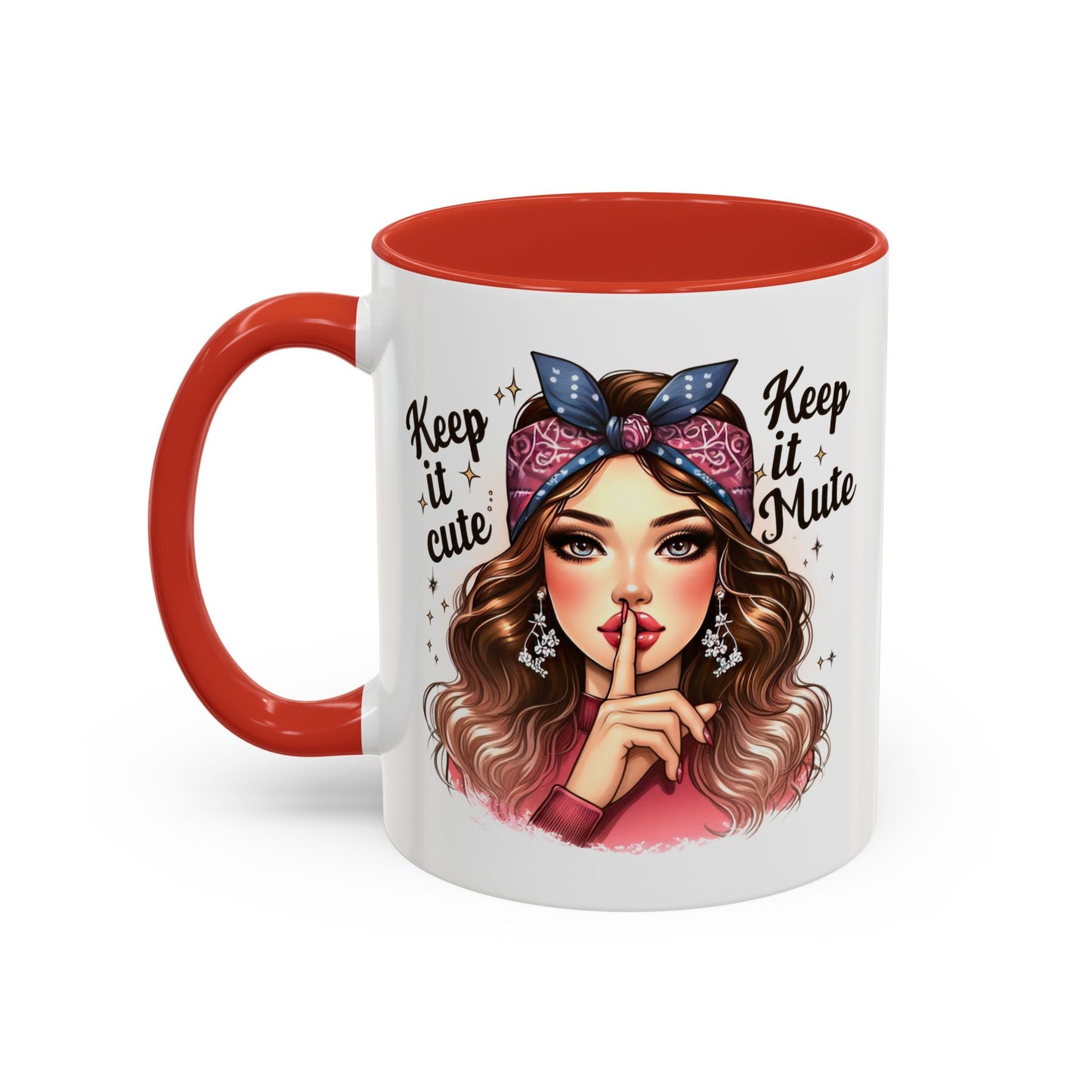 Humor Mug - Keep It Cute Keep It Mute