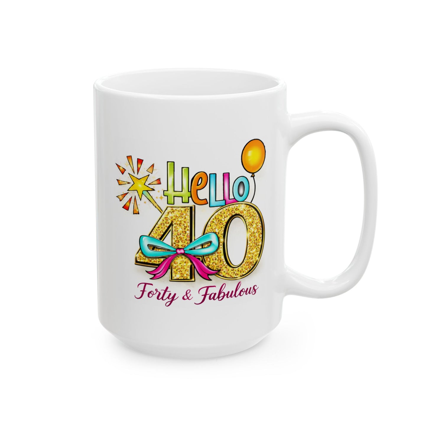 Birthday Mug - Hello 40