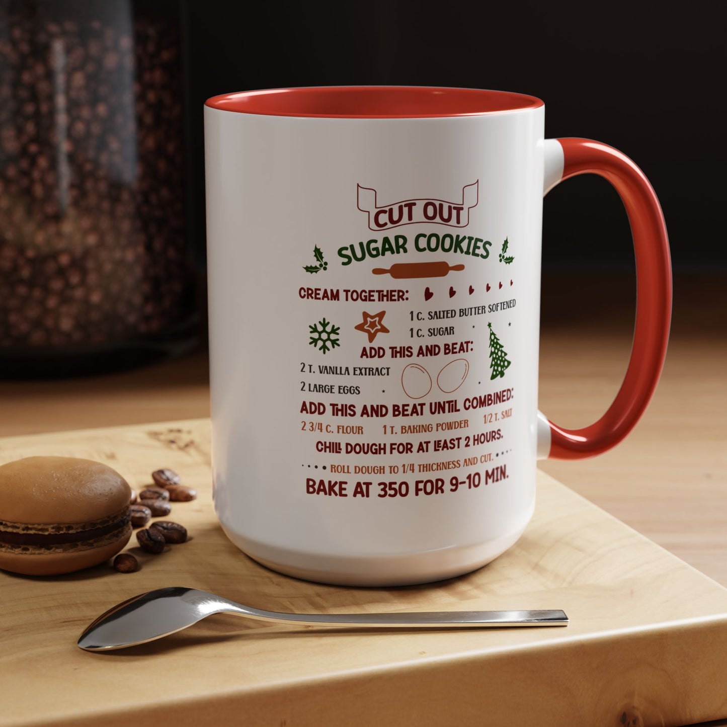 Christmas Mug - Cut Out Sugar Cookies Recipe