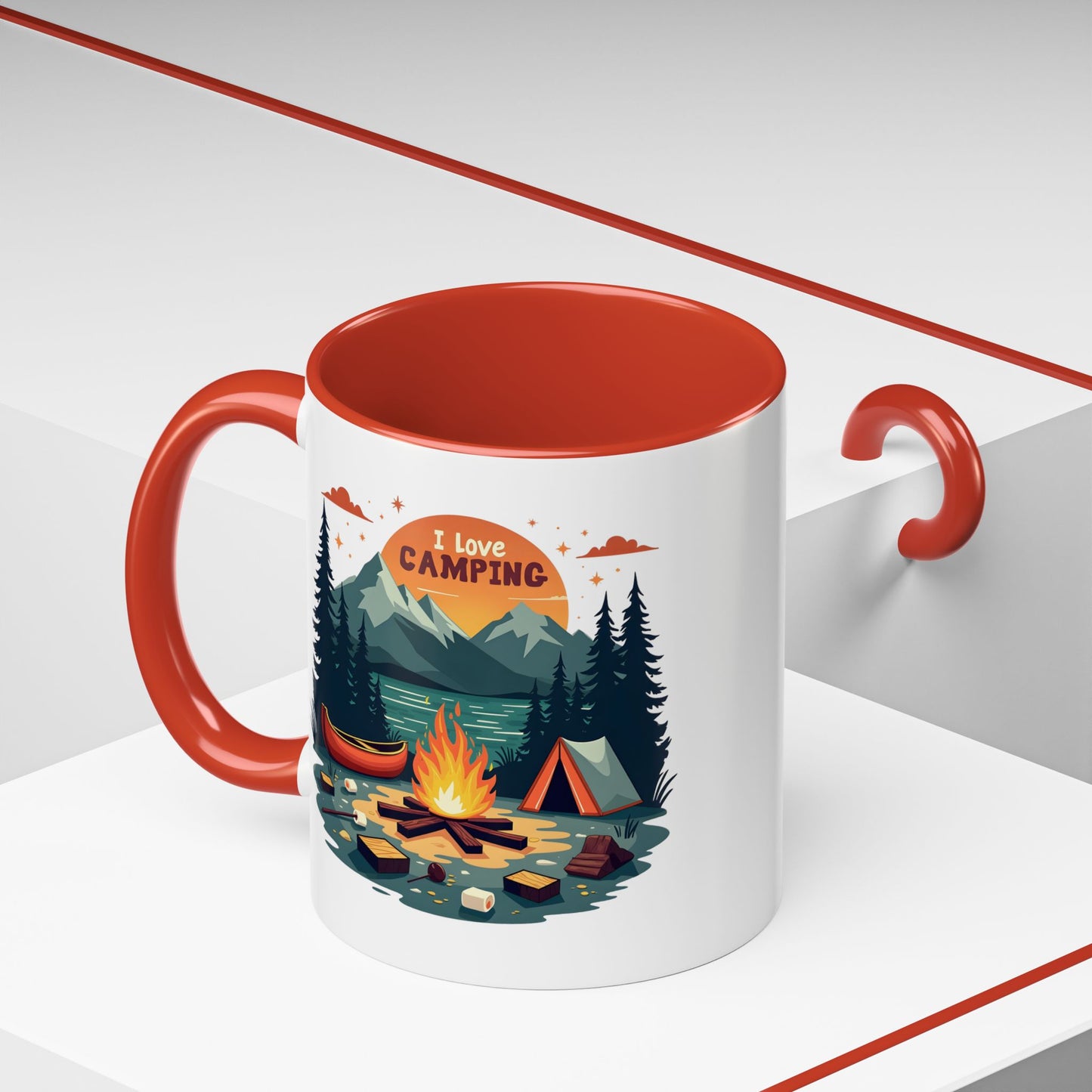 Adventure Mug - I Love Camping