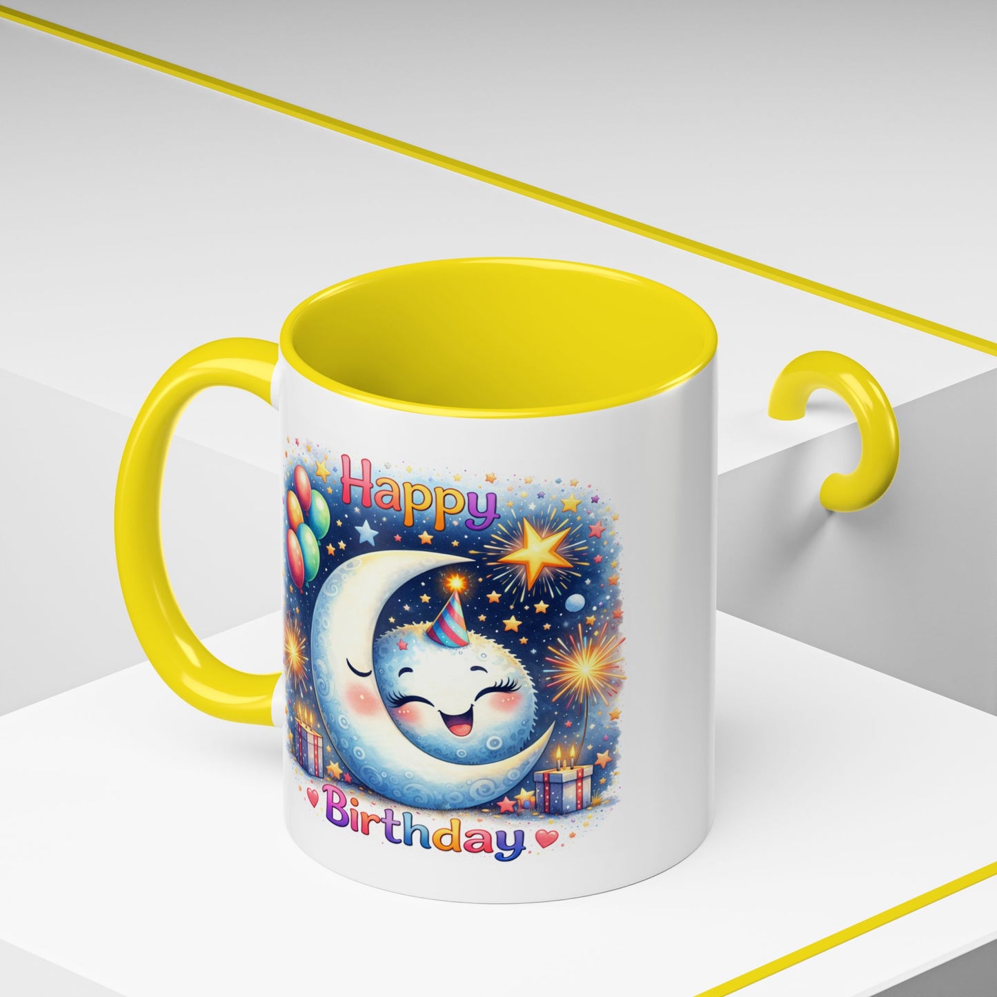 Birthday Mug - Moon and Stars
