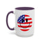 4th of July Mug - America Smiley Face