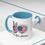 4th of July Mug - Peace Love America