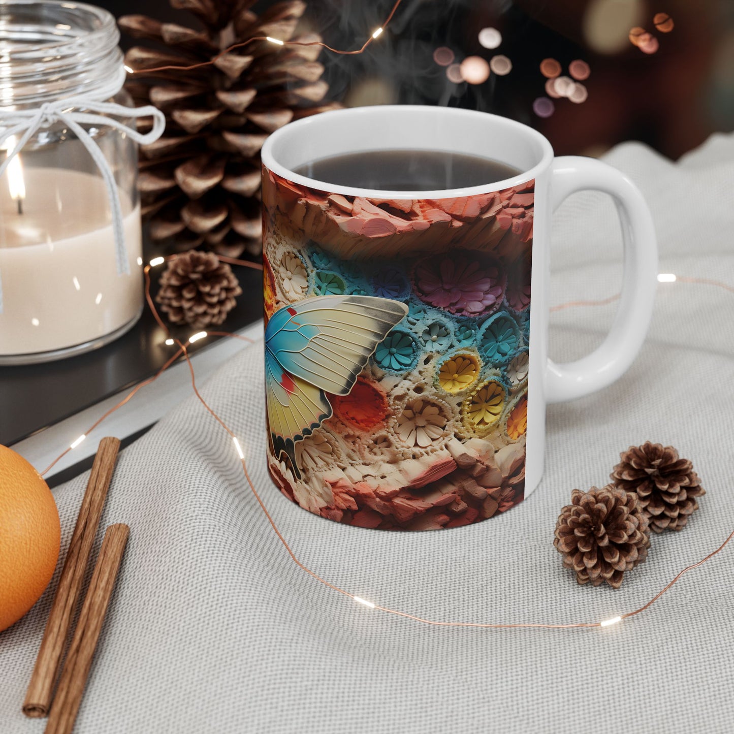 Artistic Mug - Colorful Butterfly 1