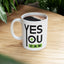 Motivation Mug - Yes You Can Black & Green