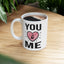 Anniversary Mug - You and Me Pink Heart