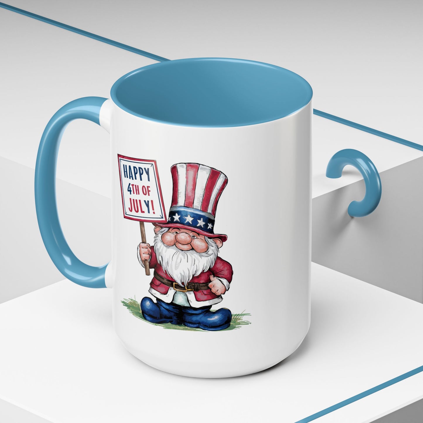 4th of July Mug - American Gnome 8