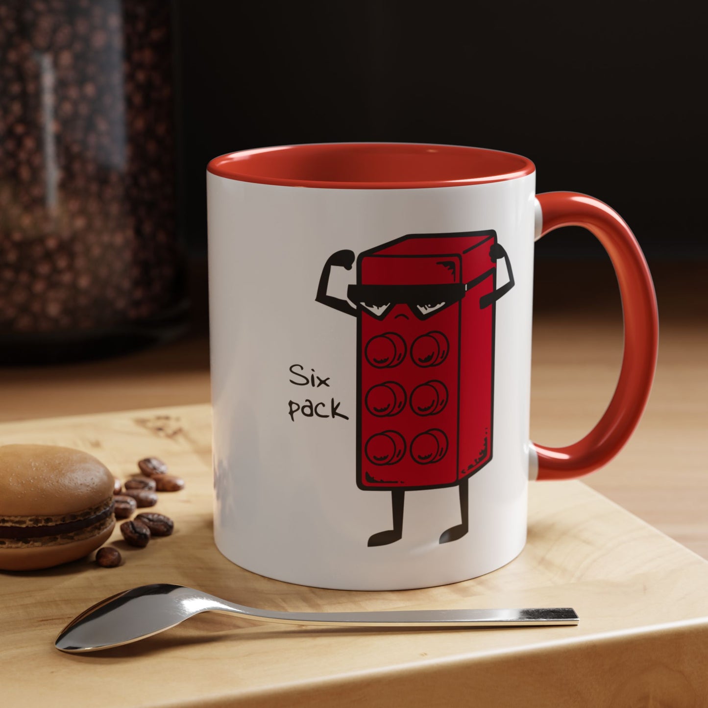Humor Mug - Six Pack Lego Block