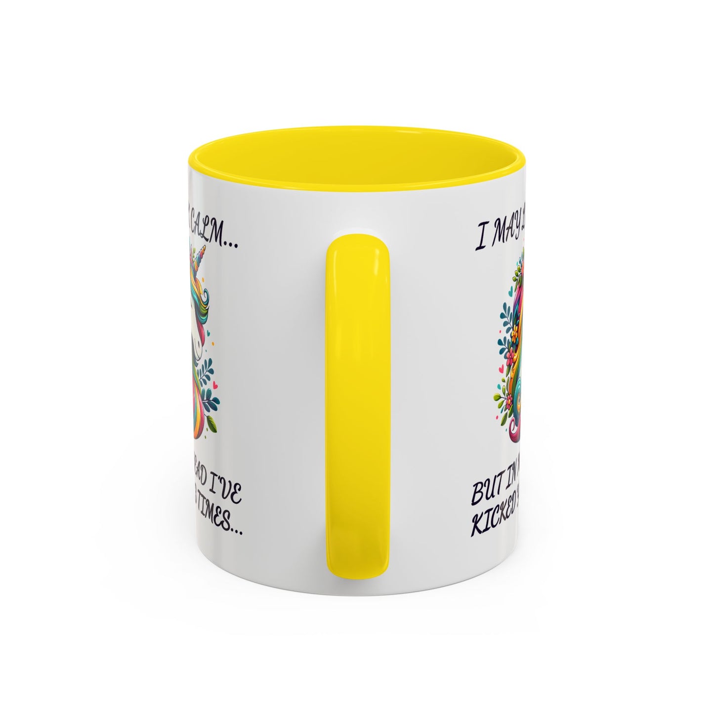 Adult Mug - I may Look Calm Unicorn