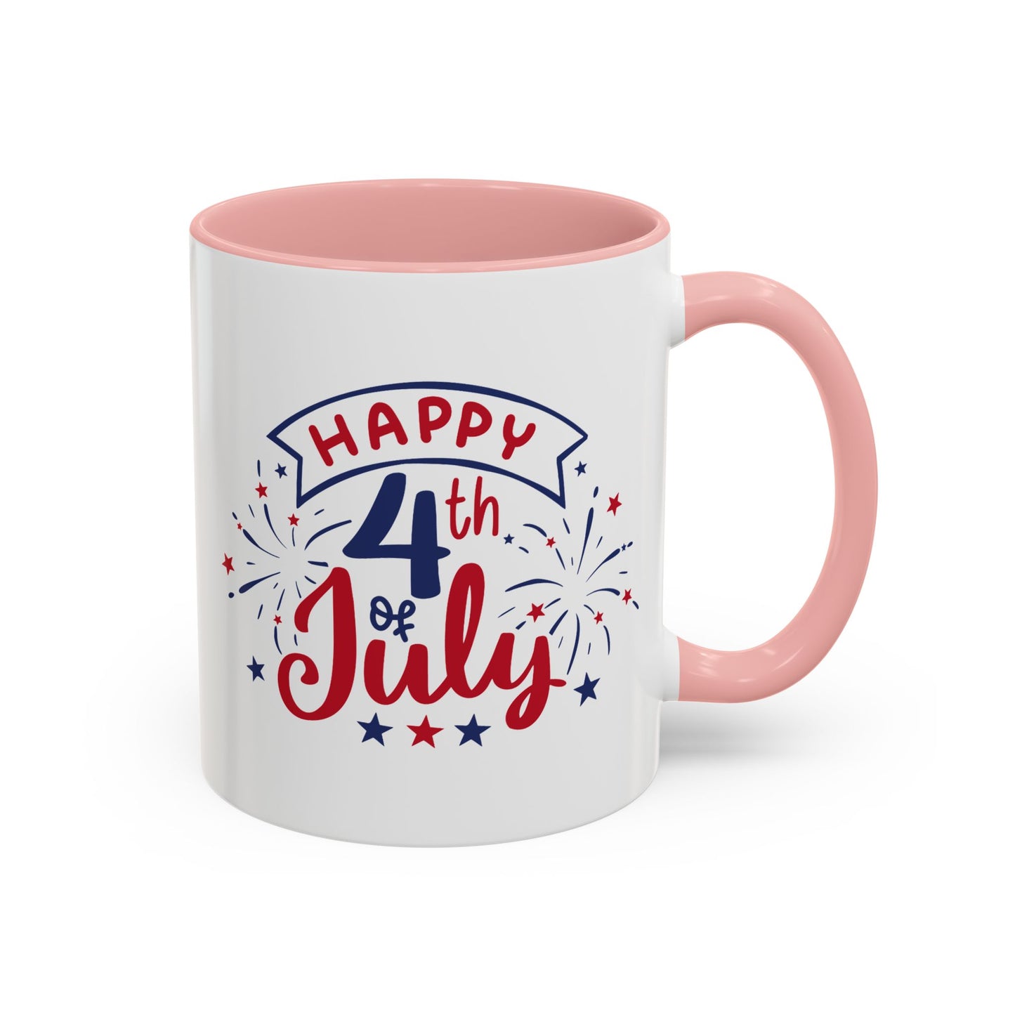 4th of July Mug - Happy 4th of July Fireworks
