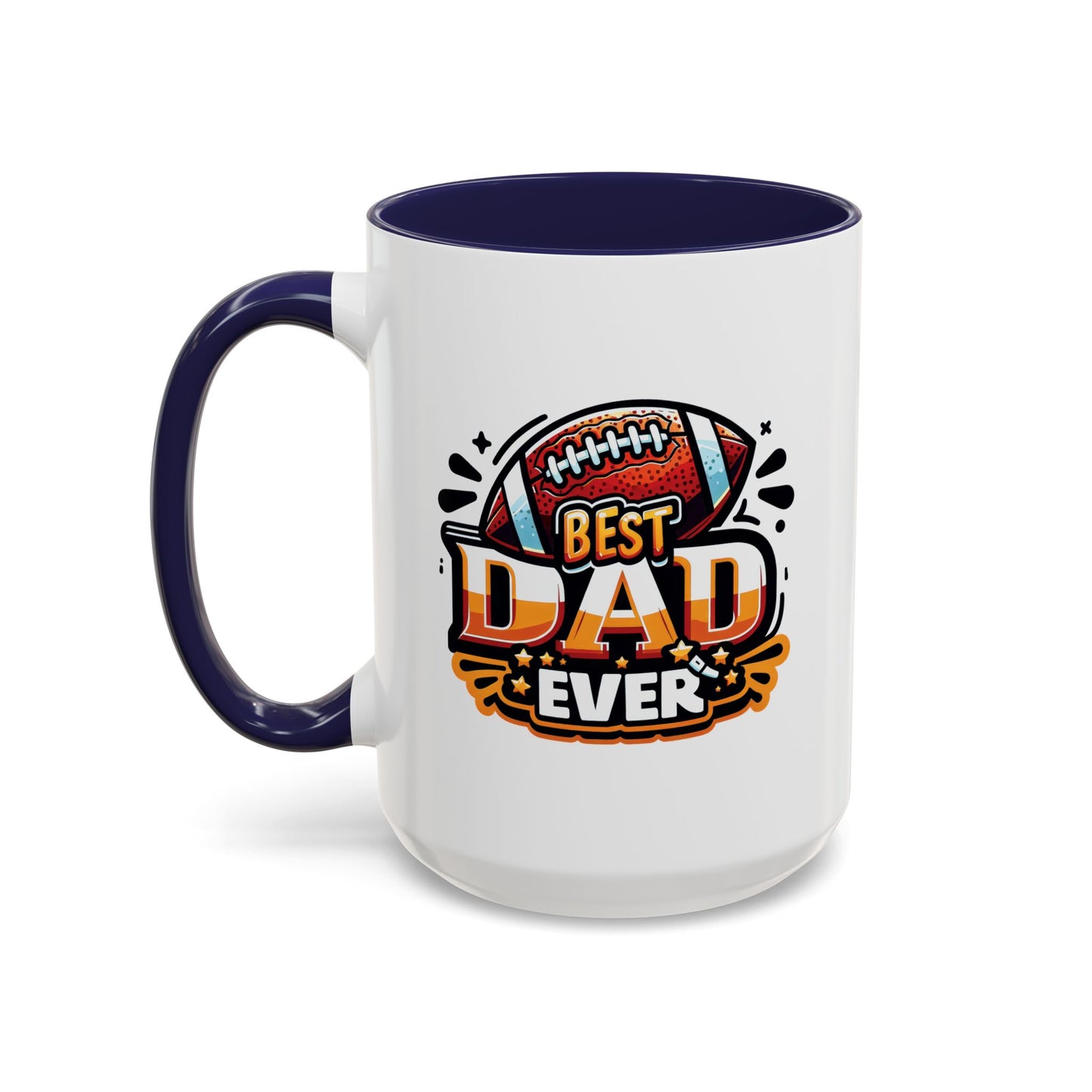 Father's Day Mug - Best Dad Ever Football