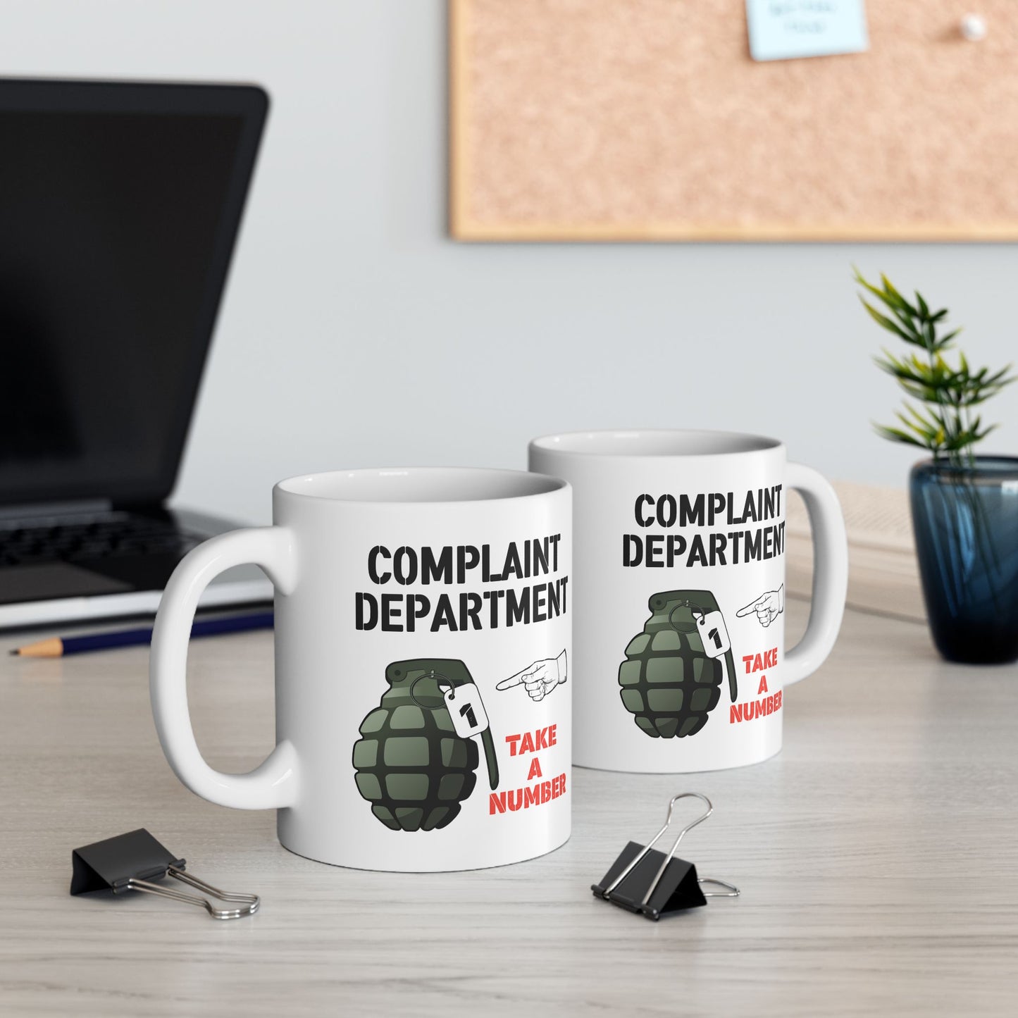 Humor Mug - Complaint Department Take A Number