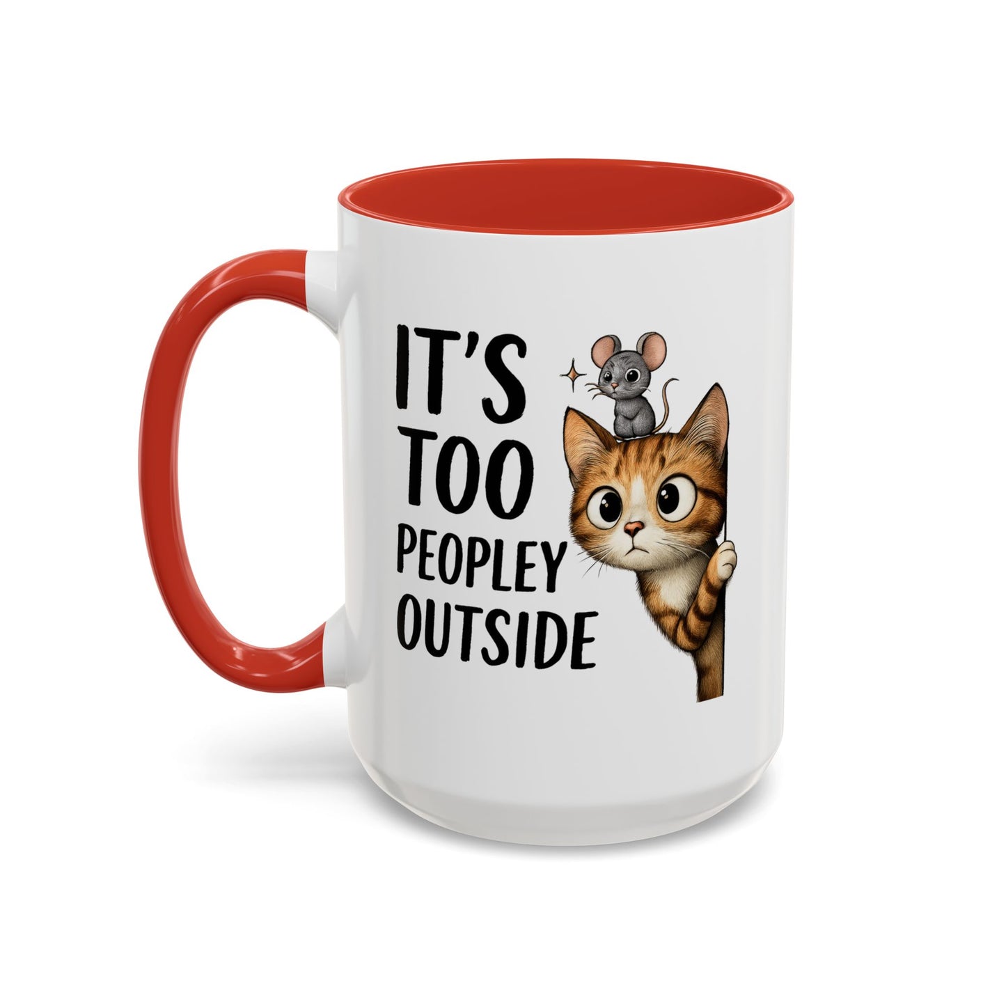 Animal Mug - It's Too Peopley Outside
