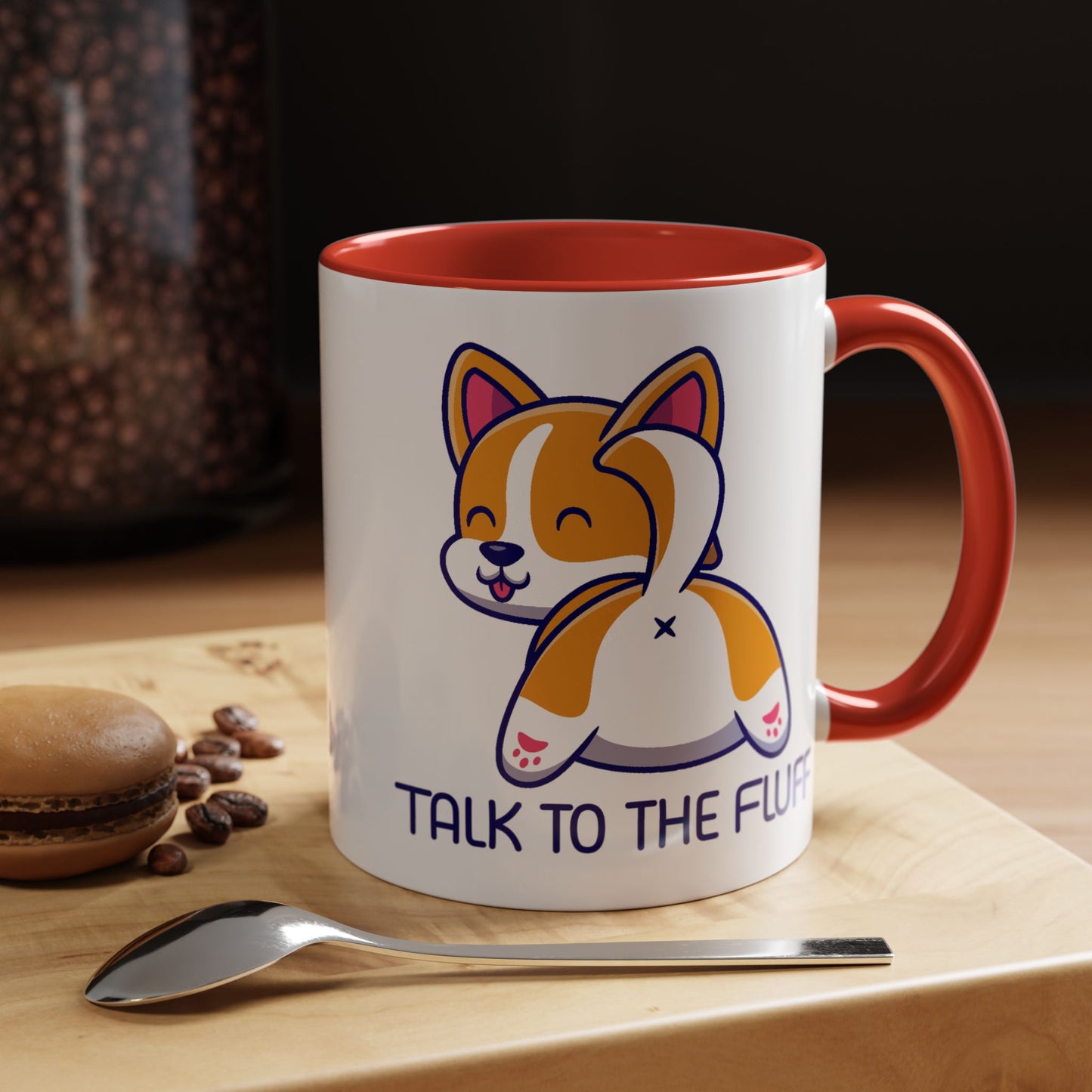 Humor Mug - Talk To The Fluff