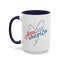 4th of July Mug - America Heart