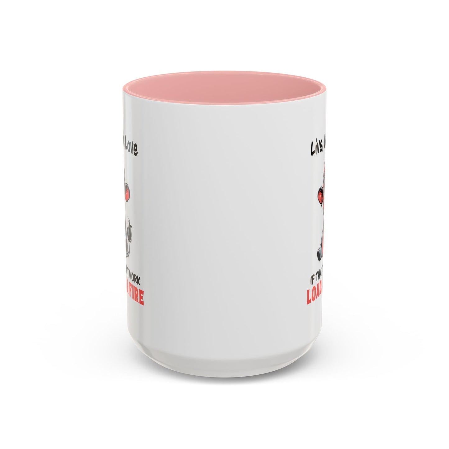 Humor Mug - Live Laugh Love Cow
