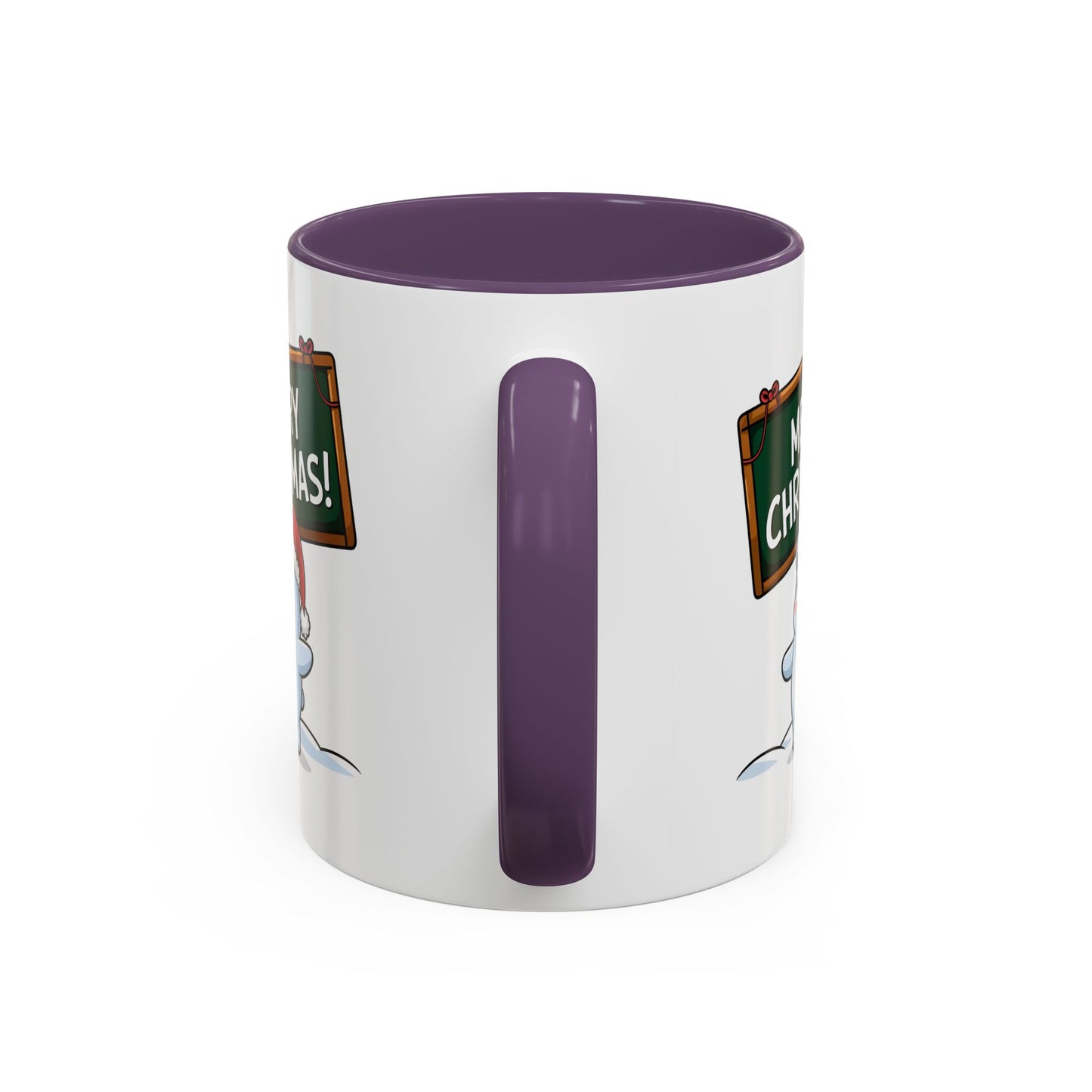 Christmas Mug - Merry Christmas White Text Seal Pup