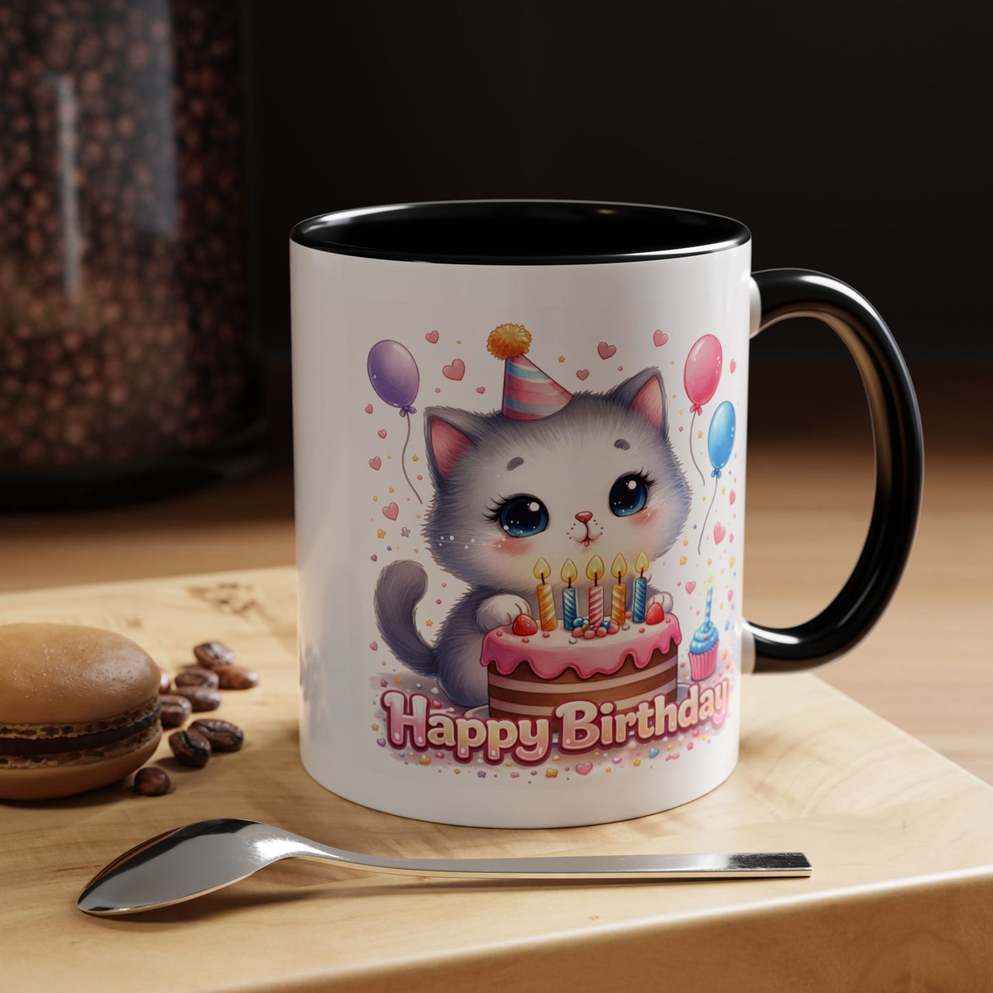 Birthday Mug - Birthday Kitty