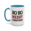 Christmas Mug - Ho Ho Ho Merry Christmas Red & Green Text 4