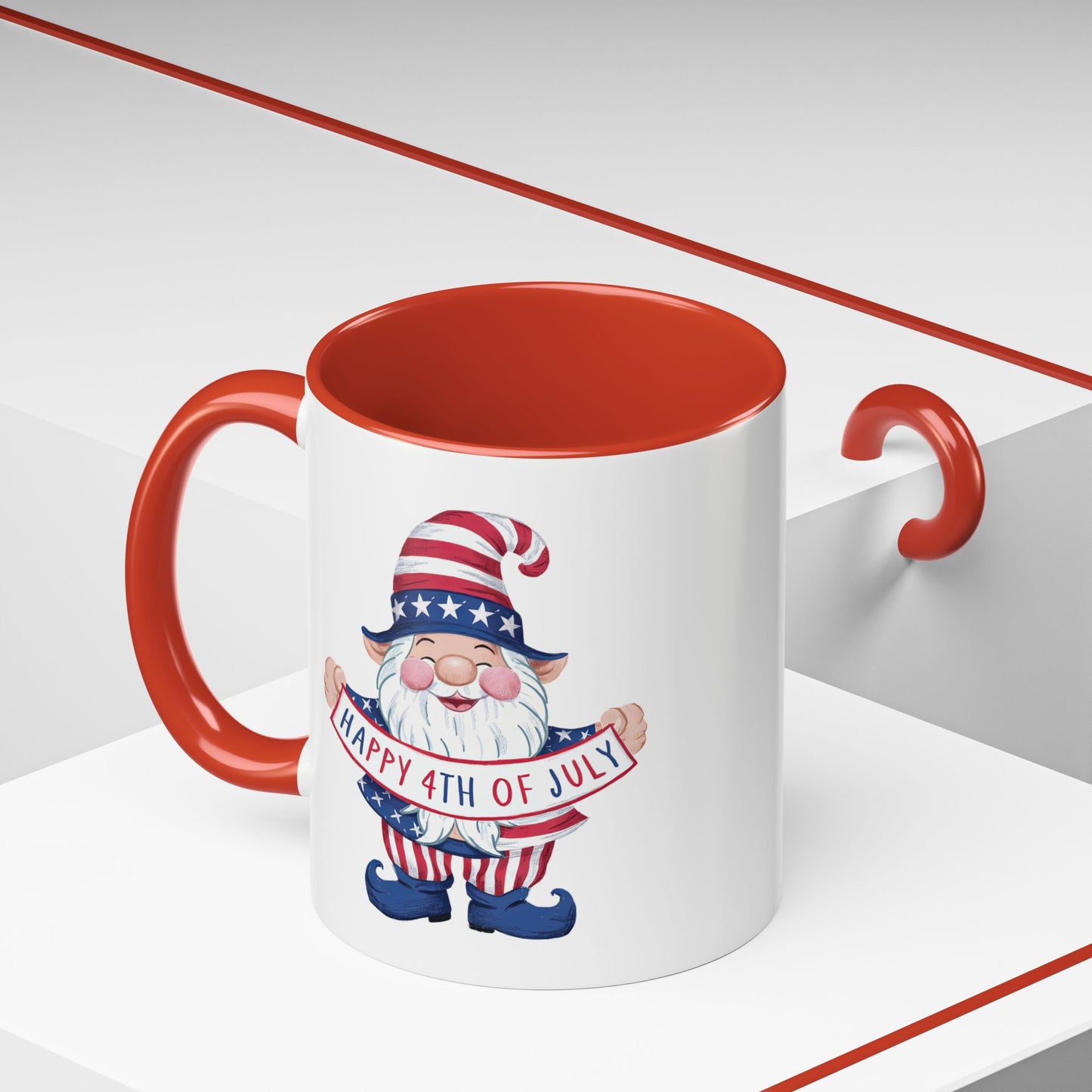 4th of July Mug - American Gnome 13