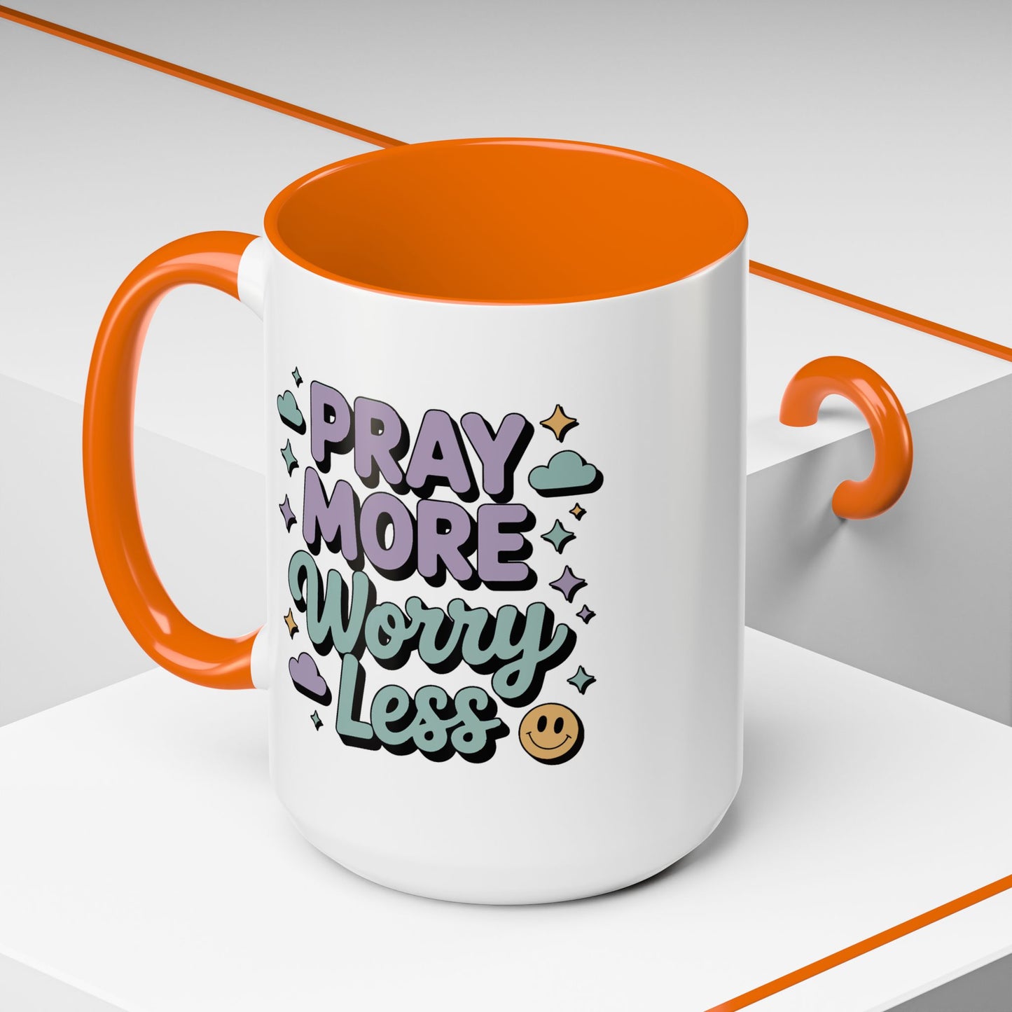 Motivation Mug - Pray More Worry Less