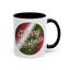 Christmas Mug - Merry Christmas White and Red Text Decoration