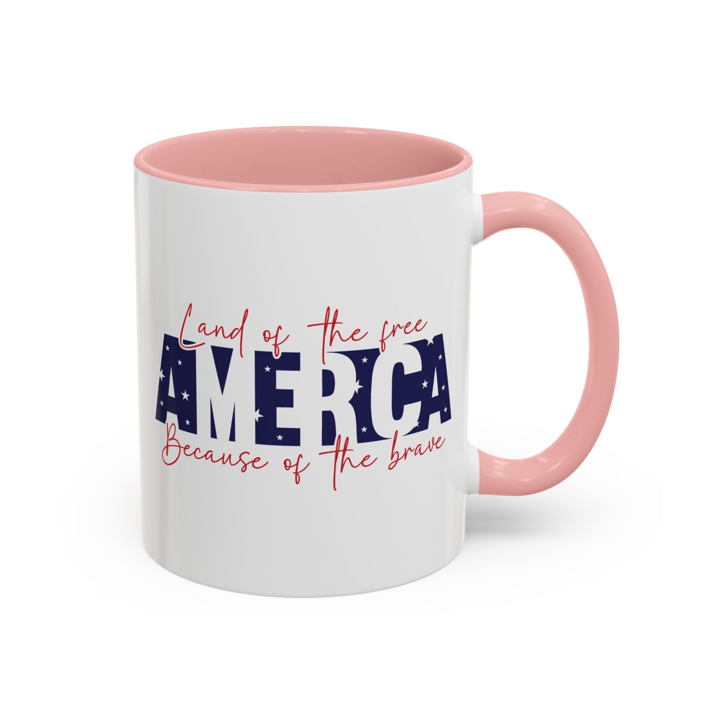 4th of July Mug - American Land of the Free Stars