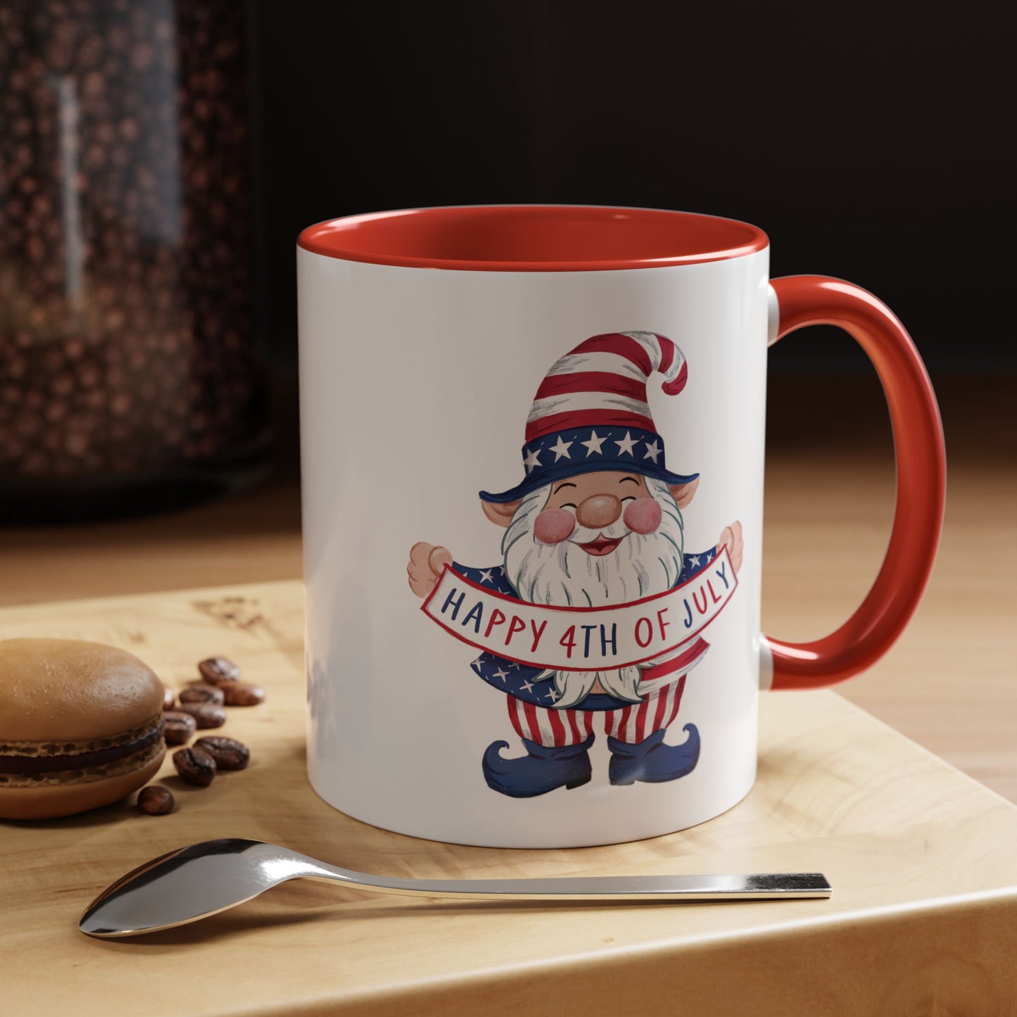 4th of July Mug - American Gnome 13